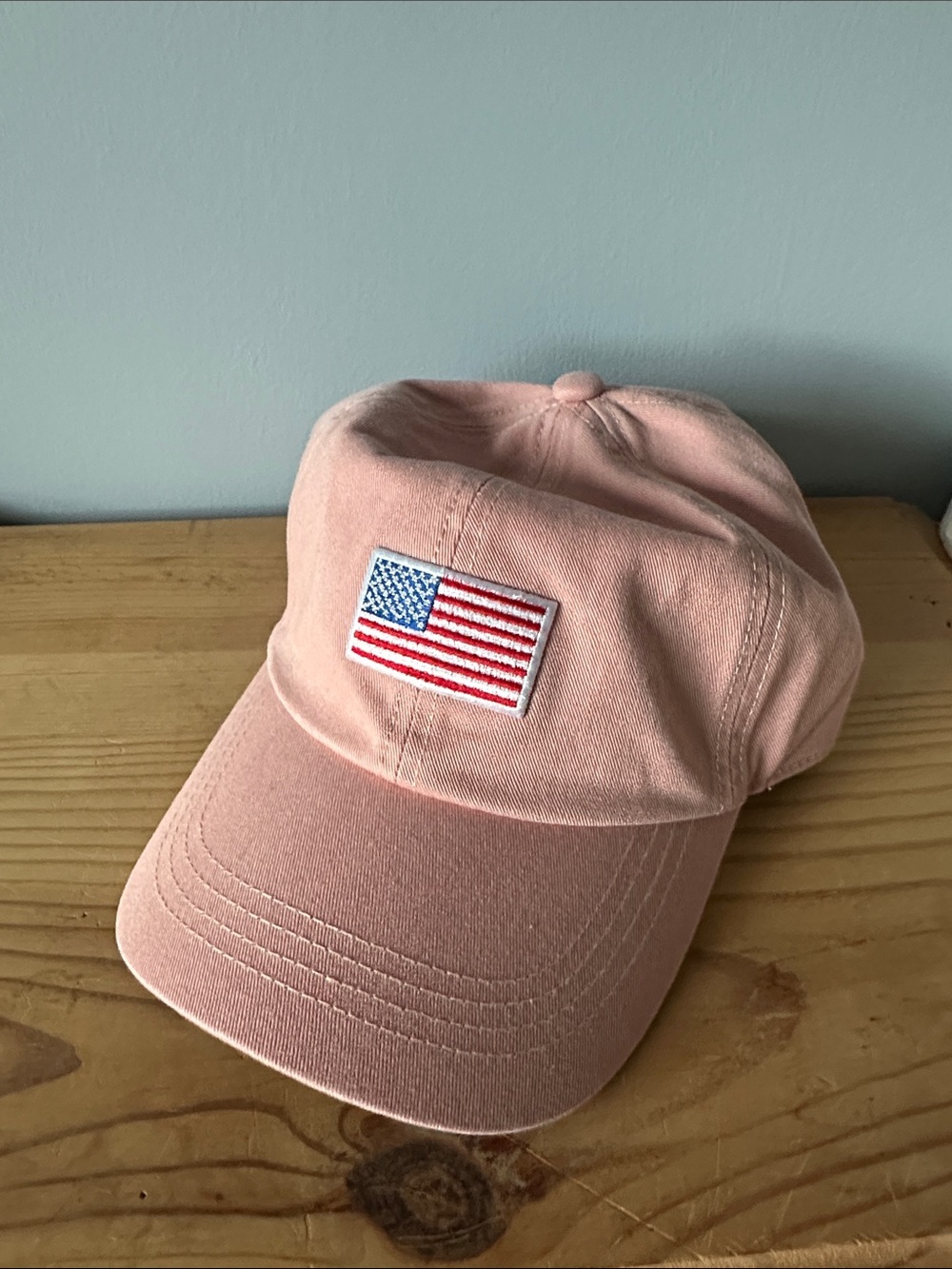 Dusty Pink Flag Baseball Cap